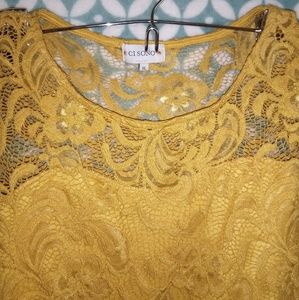 Yellow Lace dress